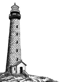 236x314 Best Lighthouse Drawings Images In Light House, Pencil