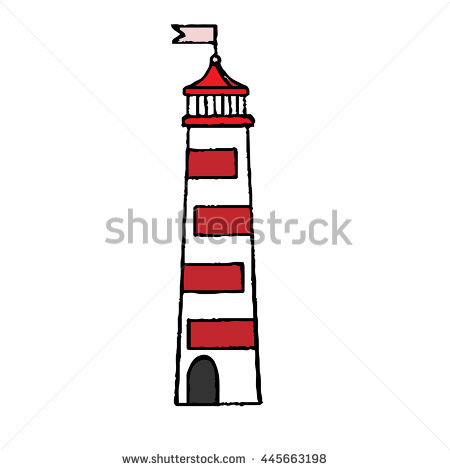 450x470 Little Red Lighthouse Clipart