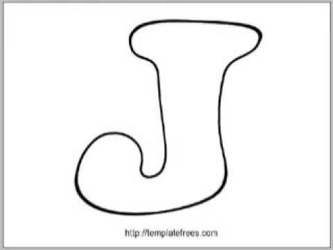 480x360 Freeprintable Big Capital Bubble Letters J