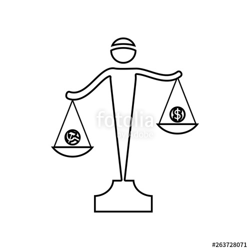 500x500 scales of communism and capitalism icon element of communism