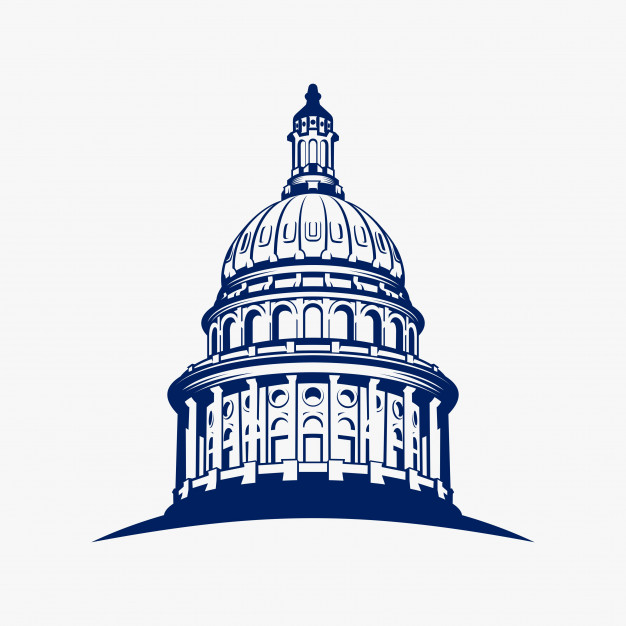 626x626 capitol dome logo vector premium download