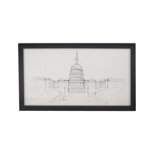 600x600 titan lighting in x in us capitol hand painted framed