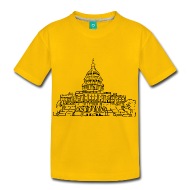190x190 Us Capitol Building Drawing Kids' Premium T Shirt Spreadshirt