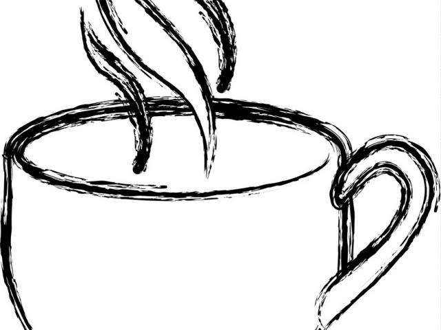 640x480 drawn teacup cappuccino cup