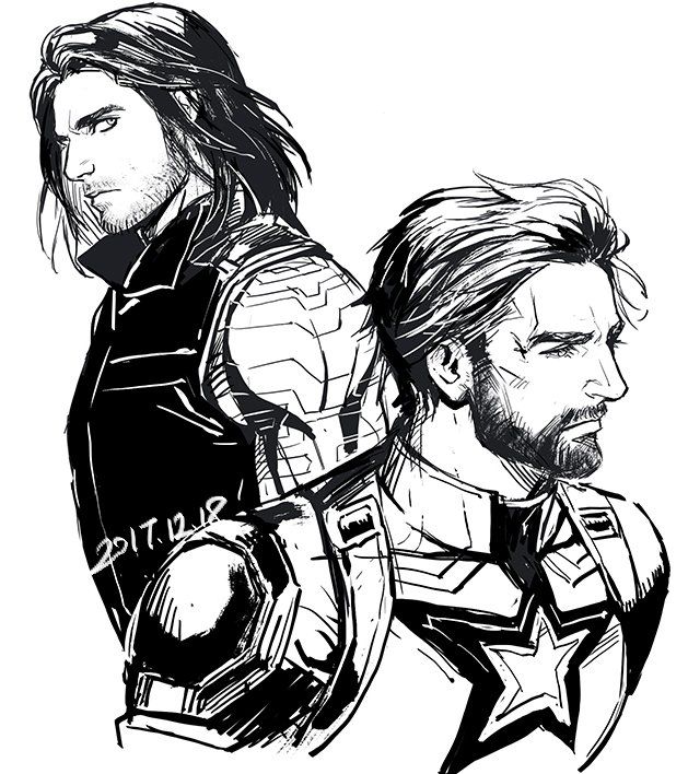 Captain America Cartoon Drawing