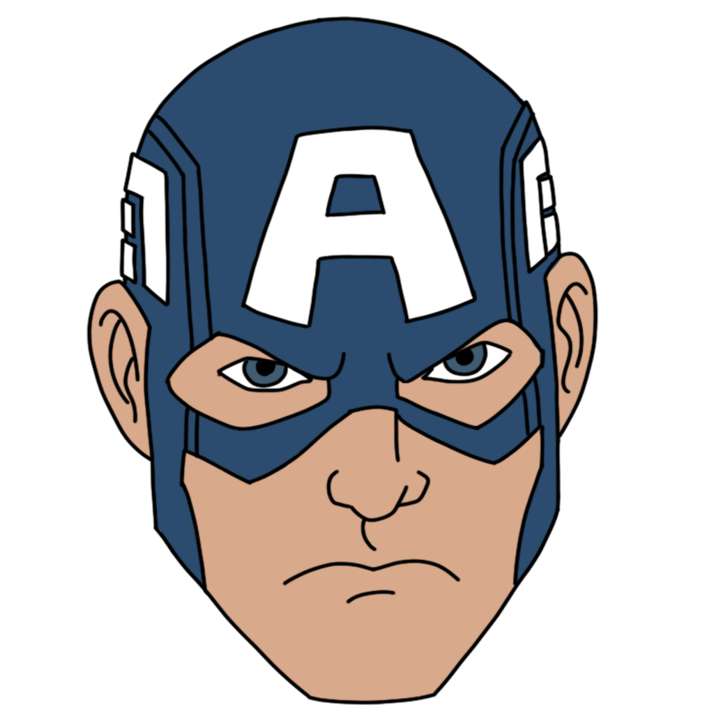 Марвел маска капитана Америка