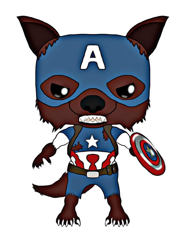 768x1024 Captain America As A Werewolf! Funko! Amino