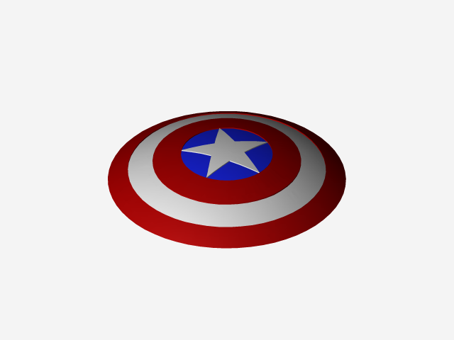640x480 captain america shield cad model library grabcad