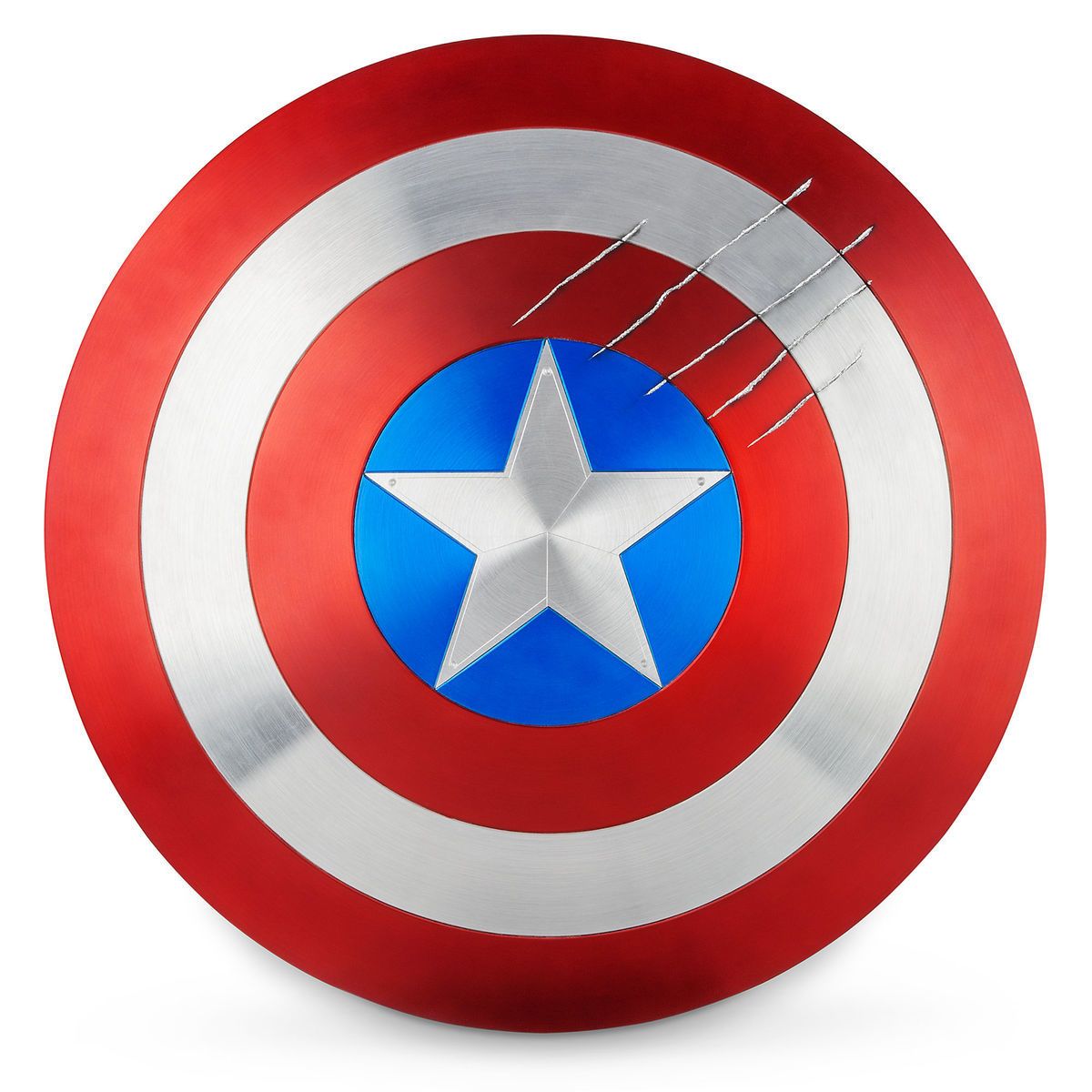 1200x1200 Captain America Shield With Black Panther Claw Marks