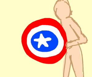 300x250 captain america wielding thor's hammer