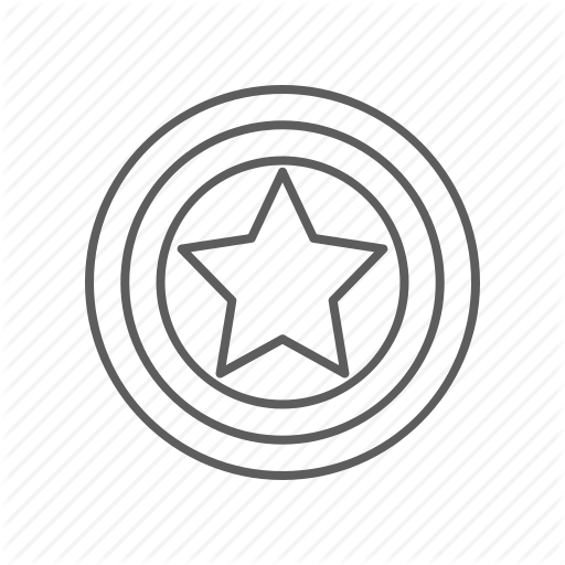 512x512 Collection Of Free Shield Drawing Captain America Download On Ui Ex