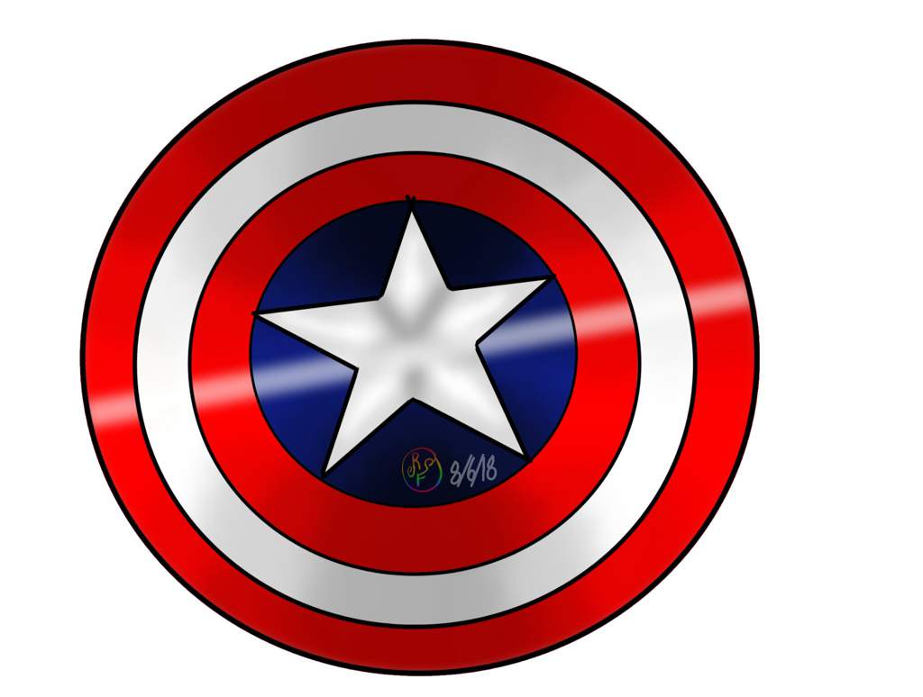 Captain America Shield Drawing | Free download best Captain America