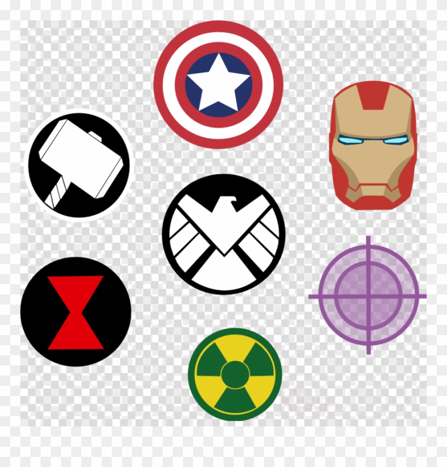 880x920 Avengers Symbol Clipart Black Widow Thor Captain America