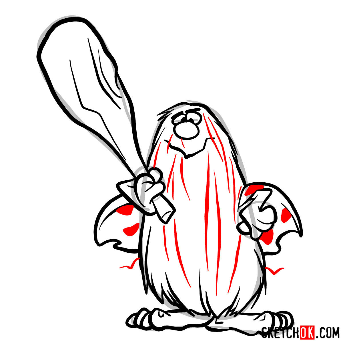 1200x1200 How To Draw Captain Caveman