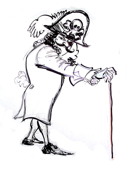 450x585 Captain Hook Theme Photo And Artwork The Drawing Club