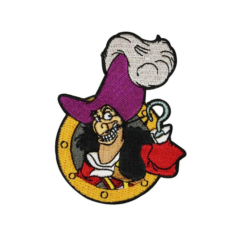 794x794 Captain Hook Embroidered Disney Patch Craft Peter Pan Etsy