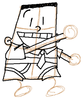 280x330 How To Draw George Beard From Captain Underpants With Easy Step