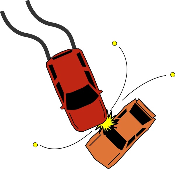600x579 Car Accident Free Vector In Open Office Drawing