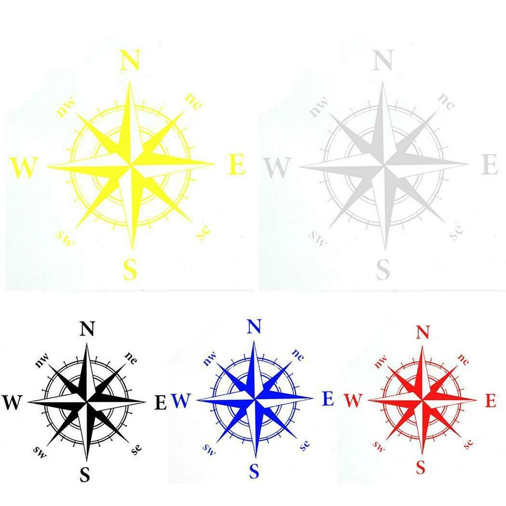 1000x1000 new pvc compass navigation pattern film car body stickers paste