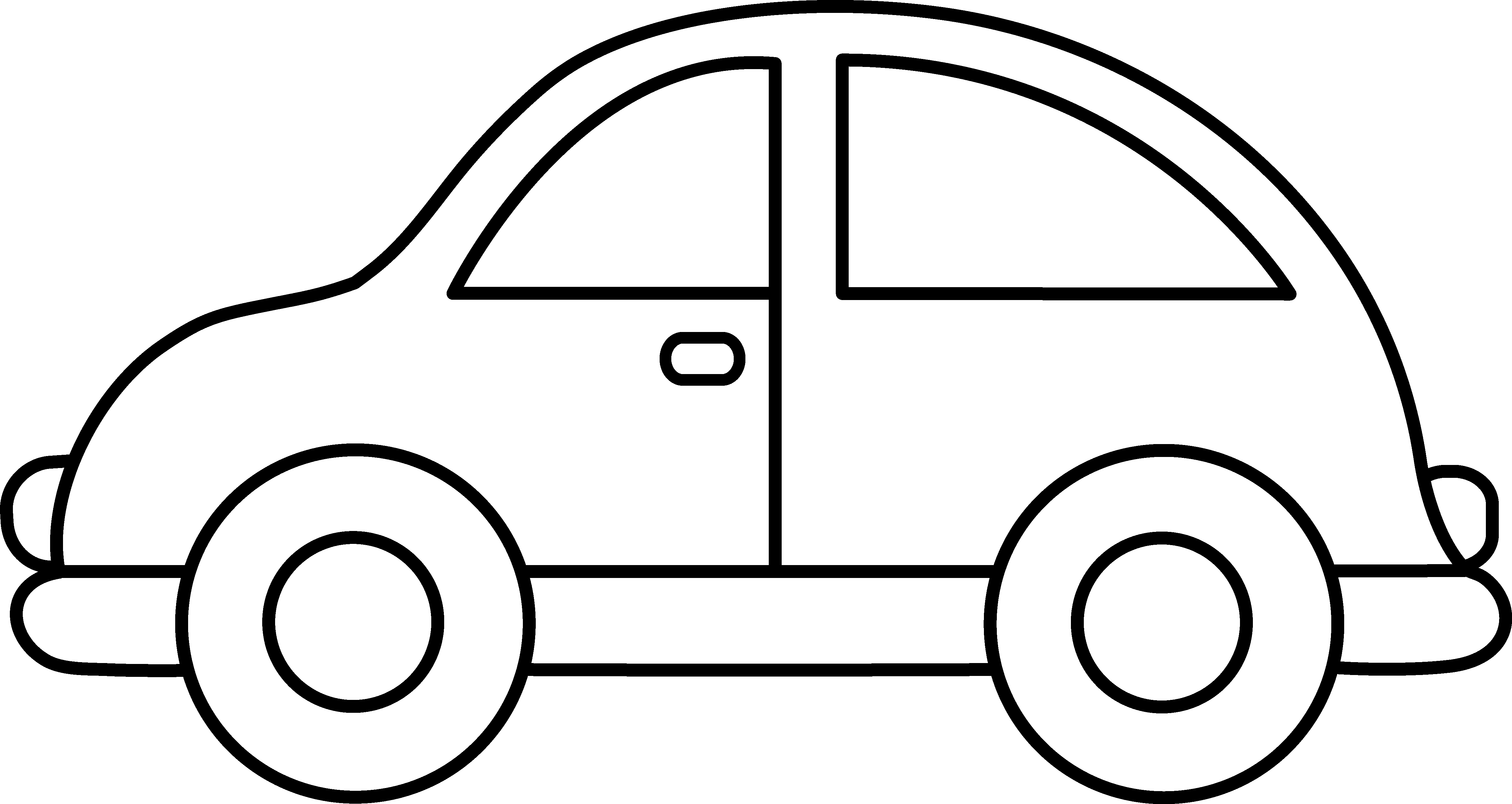 4919x2618 Car Crash Black And White Clipart