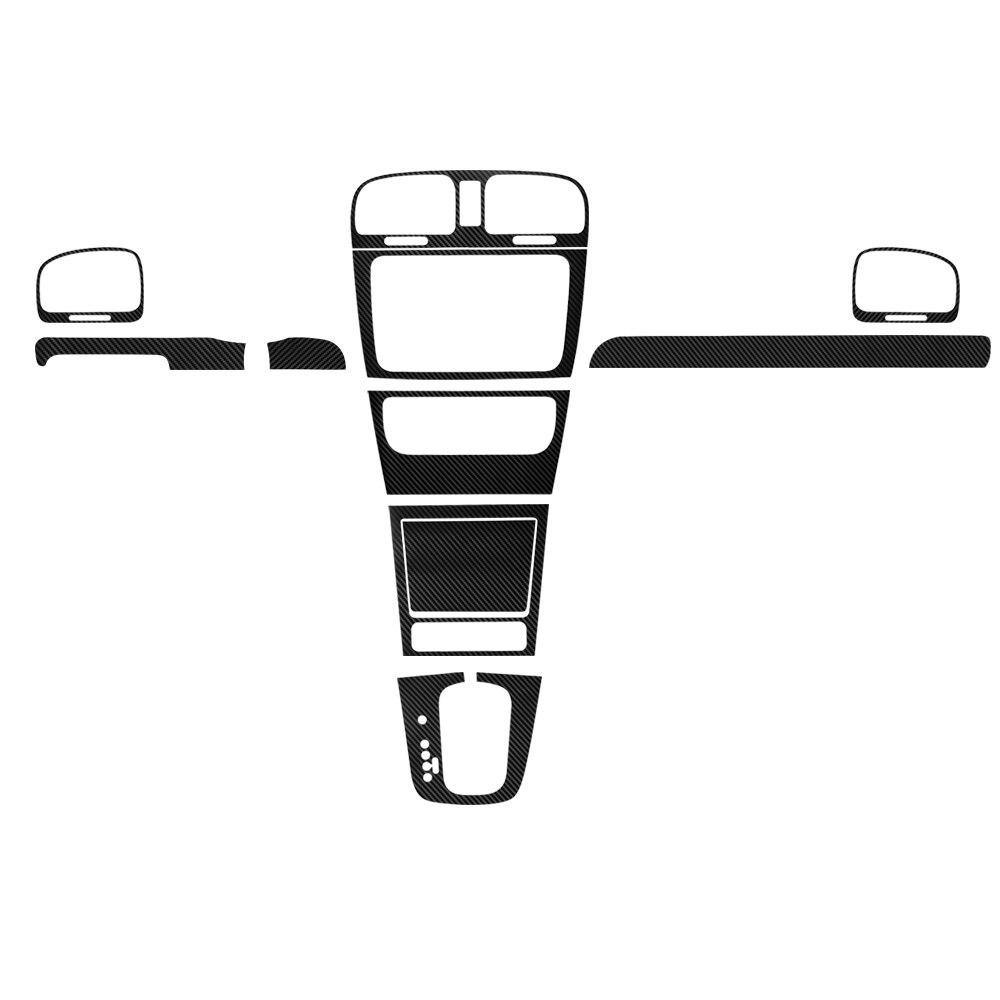 1000x1000 automobiles carbon fiber central control dashboard panel sticker