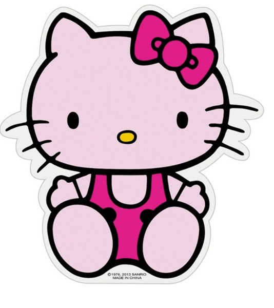 534x600 Katzwhiskas Hello Kitty Car On Dash Nonslip Mat