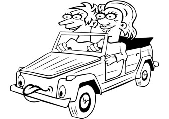 336x237 Download Free Driving Car Coloring Book