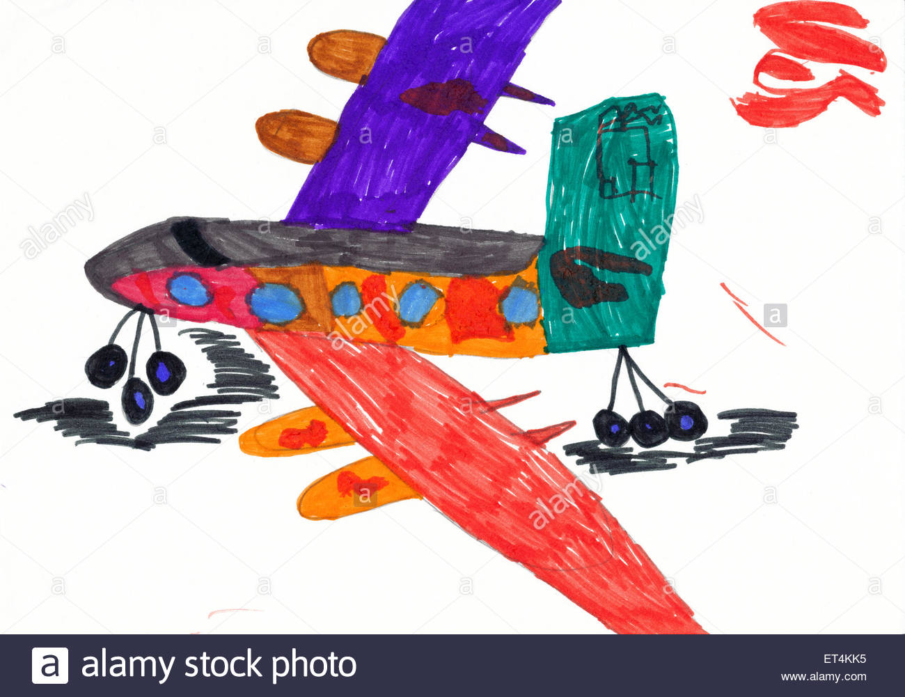 1300x1001 Airplane Car Images Creative Draw Crash Drawings Art Color Easy