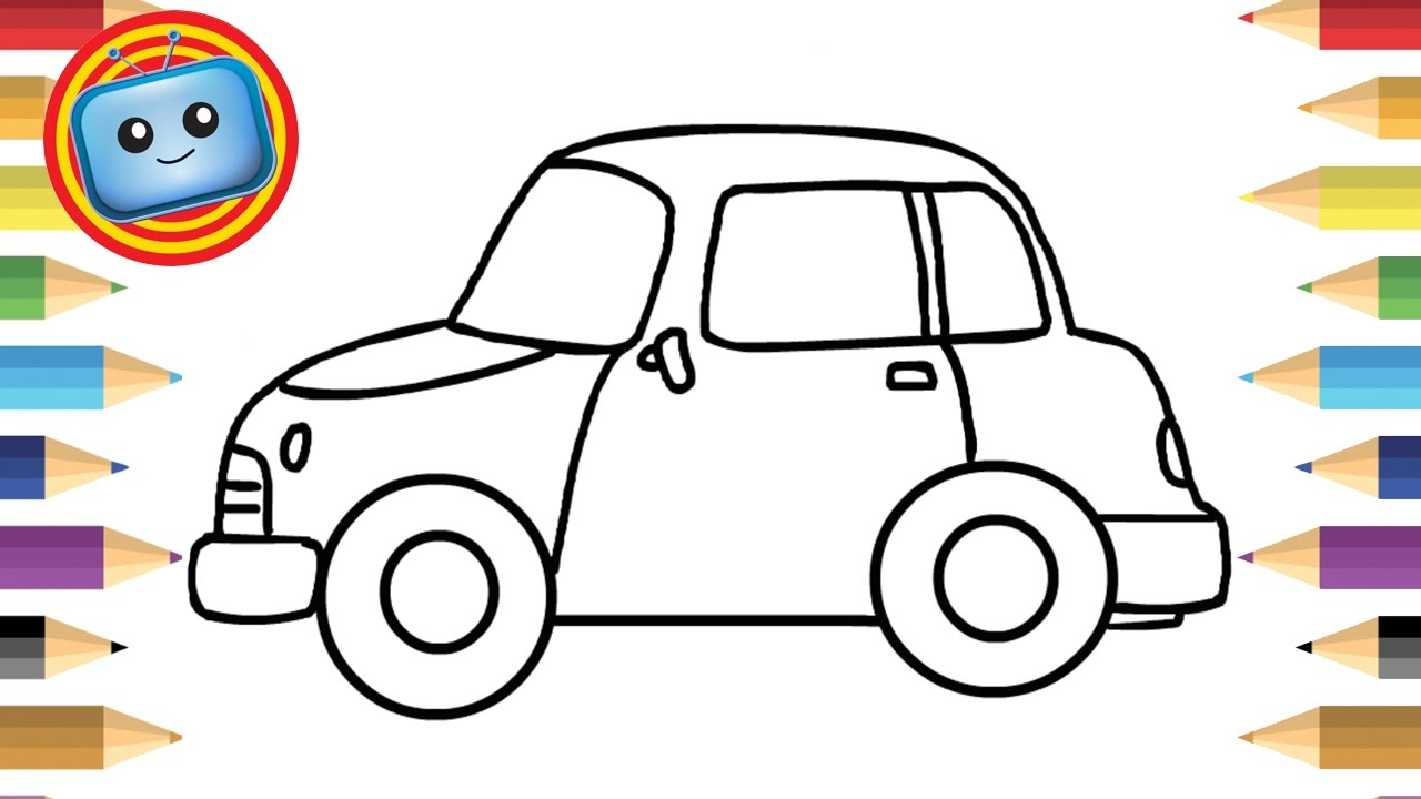 1280x720 Car Drawing For Kids And How To Draw A Car For Kids Simple
