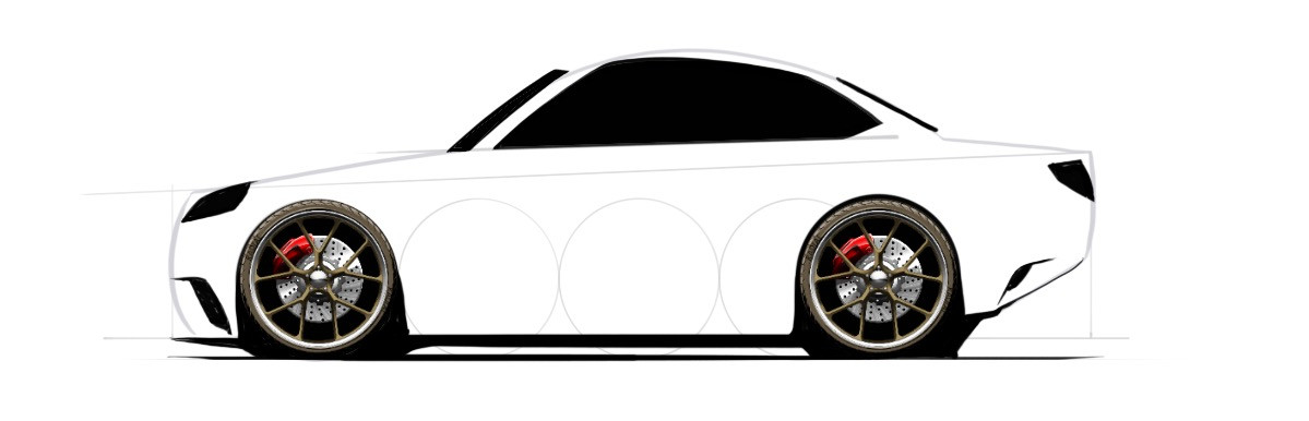 1199x386 How To Draw A Sports Car How To Draw Cars Easy Step