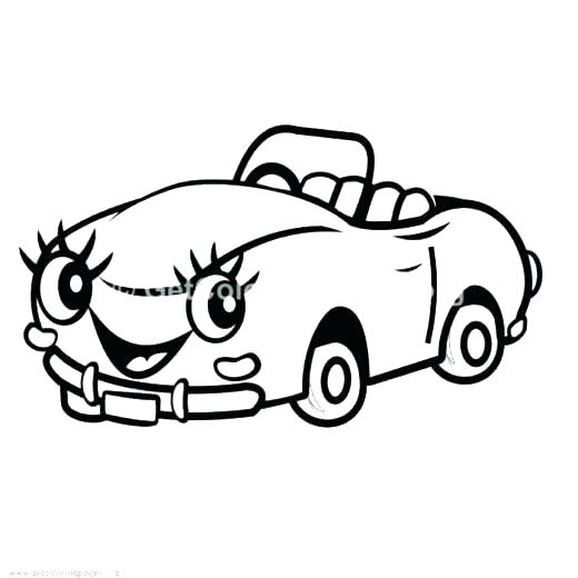 520x520 Car Coloring Pages Sports Car Drawing At Free For Personal Use