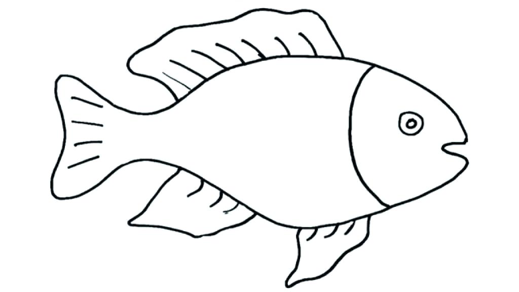 1024x576 Easy Fish Drawing For Kids Coloring Pages Girls Pdf Online