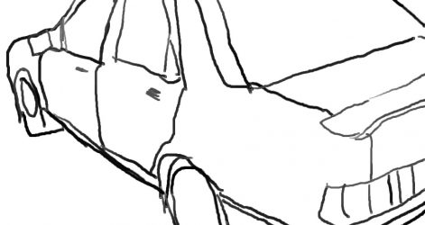 Car Drawing Step By Step