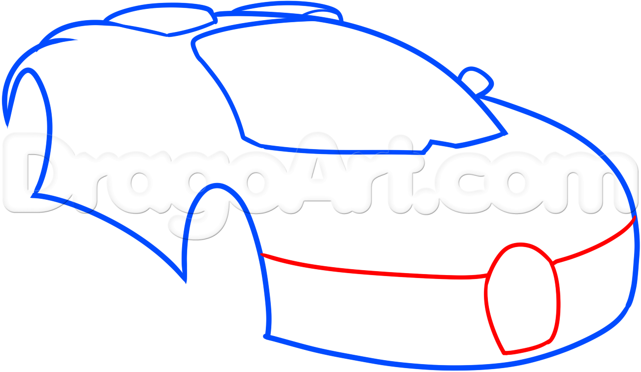 1302x756 How To Draw A Bugatti Veyron, Step