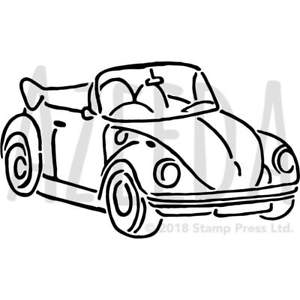 300x300 'vintage Car' Wall Stencil Template