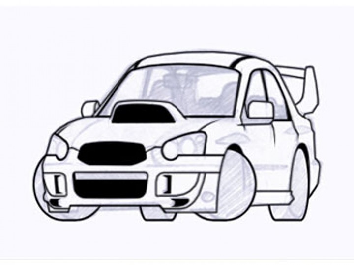 720x539 Chibi Car Tutorial Part Line Art