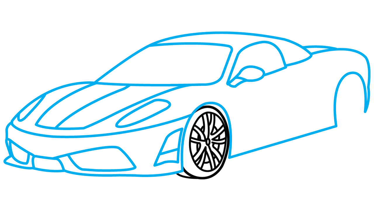 1280x720 Car Pictures To Draw