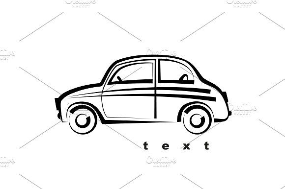 580x386 Car Freehand Drawing Graphics Car Freehand Drawing Icon Black