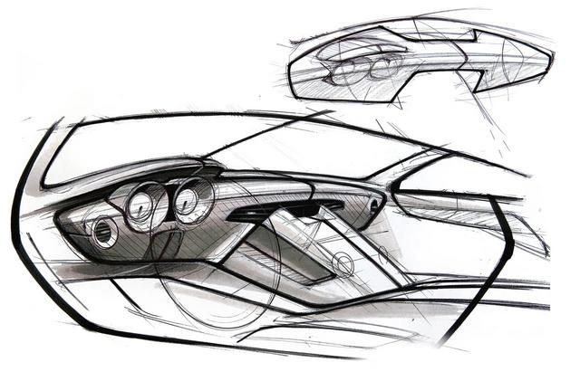 640x432 Mercedes Benz Sls Amg Interior Design Sketch Lg