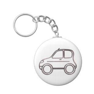 307x307 Car Drawing Key Rings Keychains Zazzle Uk