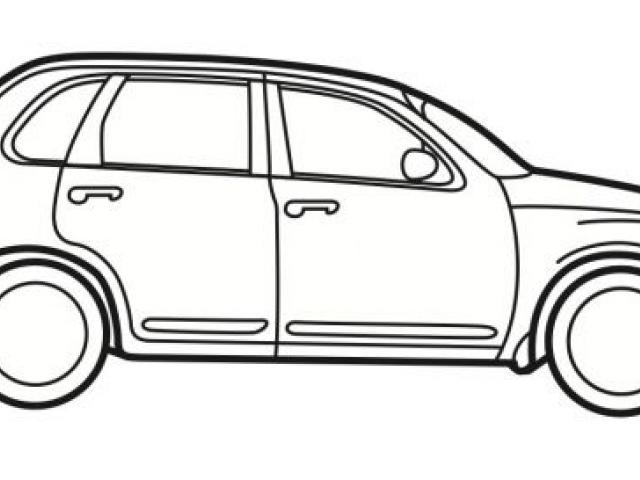 640x480 Car Line Art Free Download Clip Art