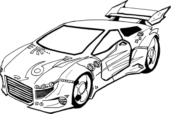 Car Line Drawing | Free download on ClipArtMag