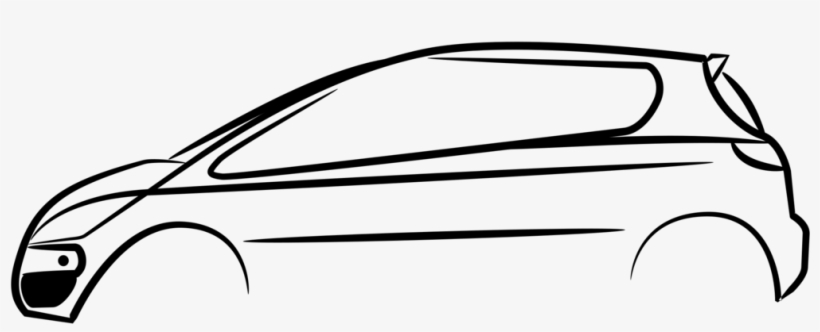 820x332 Car Side View Free