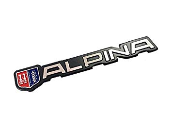 355x266 Dian Bin Alpina Metal Wire Drawing Sticker Vehicle Logo Badge