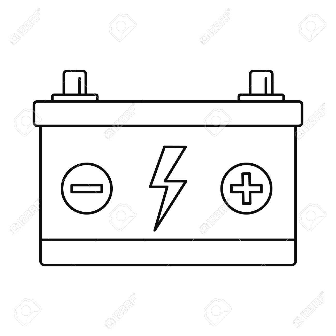 1300x1300 Huge Collection Of 'car Battery Drawing' Download More Than