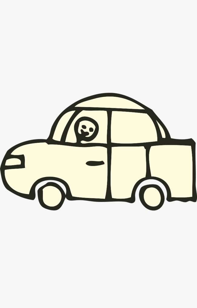 650x1016 Vector Pencil Drawing Car, Car Clipart, Vector, Hand Painted Png