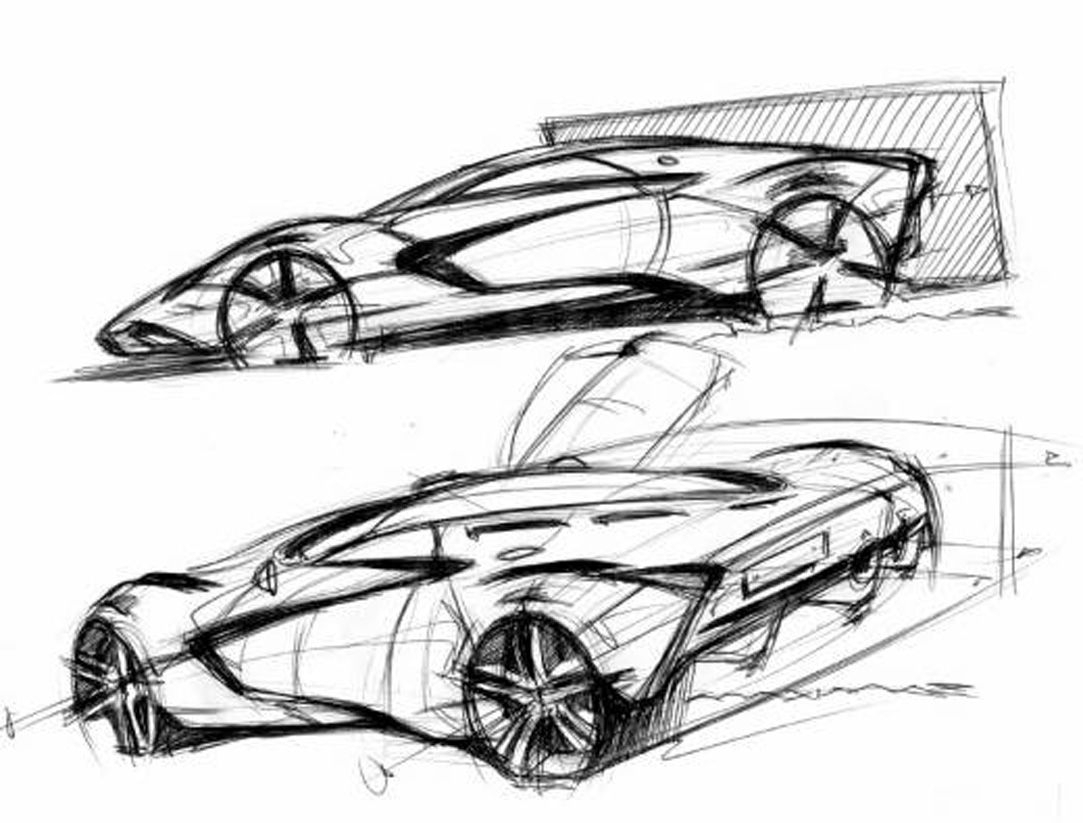 1083x823 Extraordinary Concept Car Pencil Sketch Collection