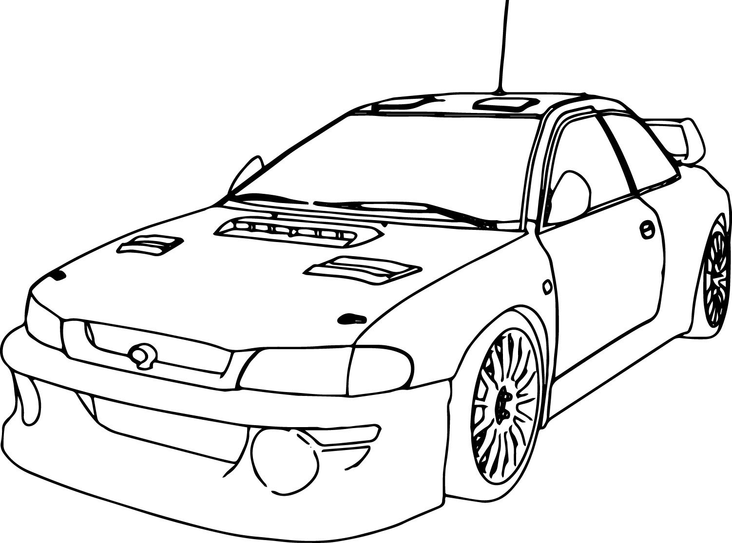1502x1115 Nice Sport Race Car Coloring