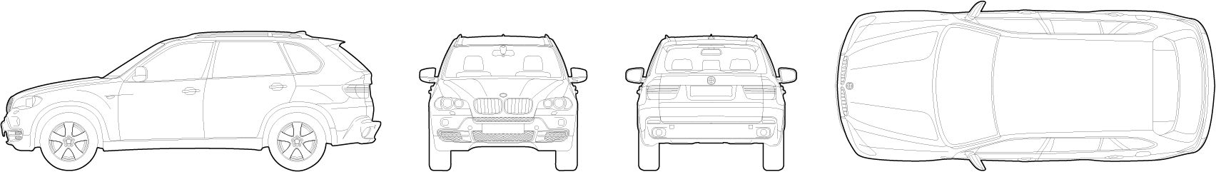 1704x241 Cars Dwg Cad Blocks Free Download Pimpmydrawing