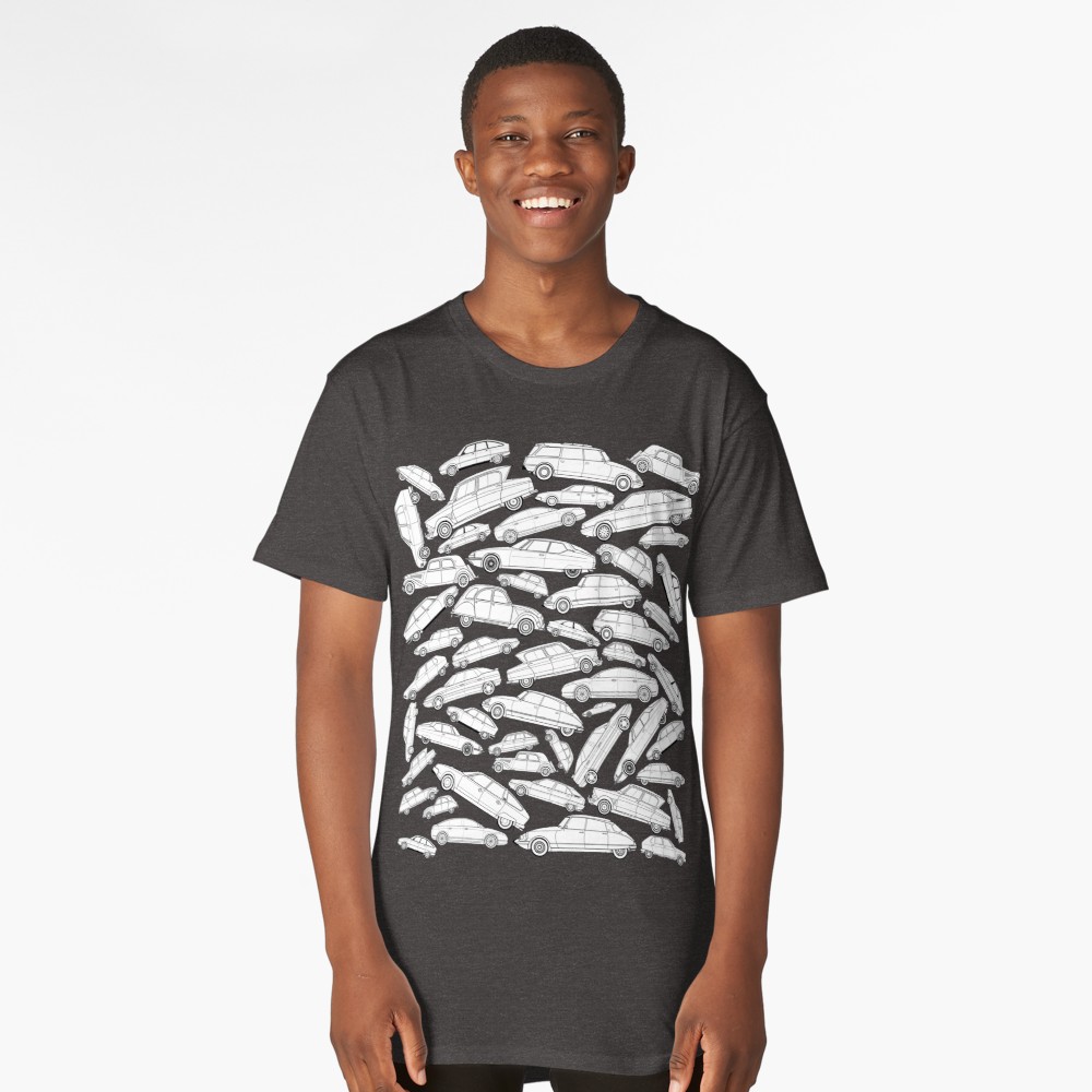 1000x1000 citroen classic car art compilation long t shirt